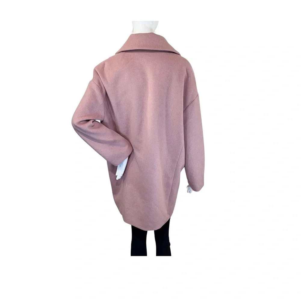 NWOT ASTR The Label Rhea Coat Dusty Pink Wool Blend Jacket Women's Size: XS